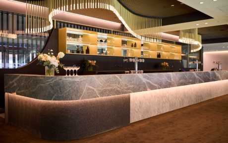 Champagne Bar with welcome drinks at Marvel Stadium